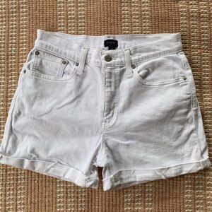 J Crew White Denim Jean Shorts